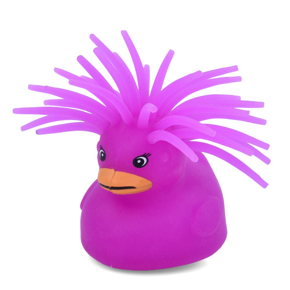 Детская игрушка Антистресс Уточка Bambi MS 3719(Violet) световые эффекты