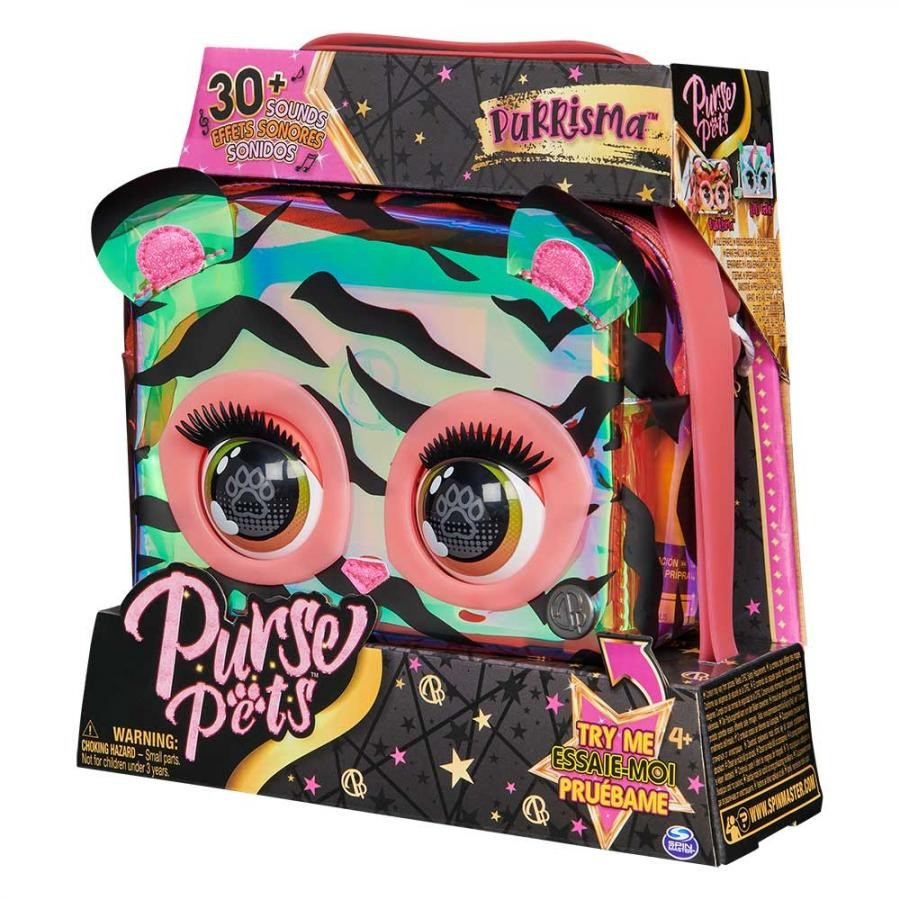 Интерактивная сумочка «Тигр» Purse Pets SM26700/8736 звук, реагирующий на ощупь