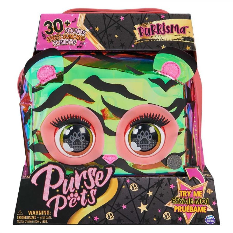 Интерактивная сумочка «Тигр» Purse Pets SM26700/8736 звук, реагирующий на ощупь