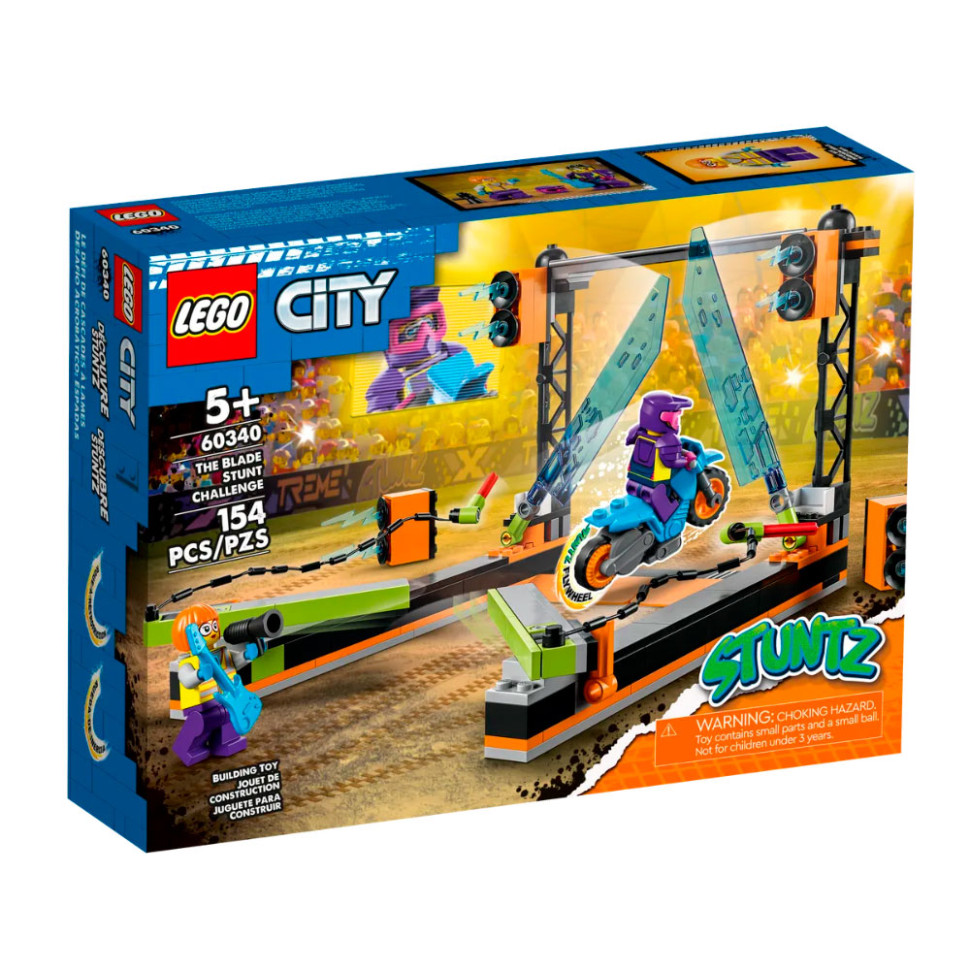 Конструктор Трюкове завдання Клинок City Stuntz LEGO 60340, 154 деталі