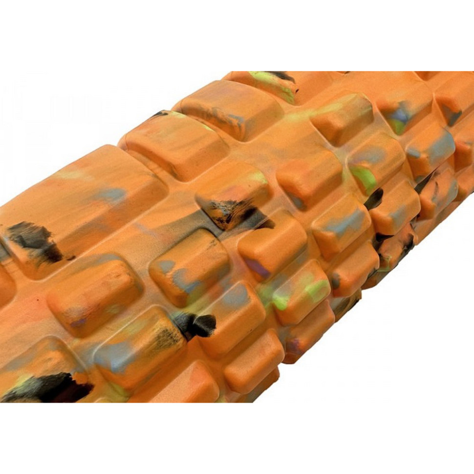 Масажний ролик Grid Roller v.1.1 EasyFit EF-2021-OR 33 см, Multi Помаранчевий
