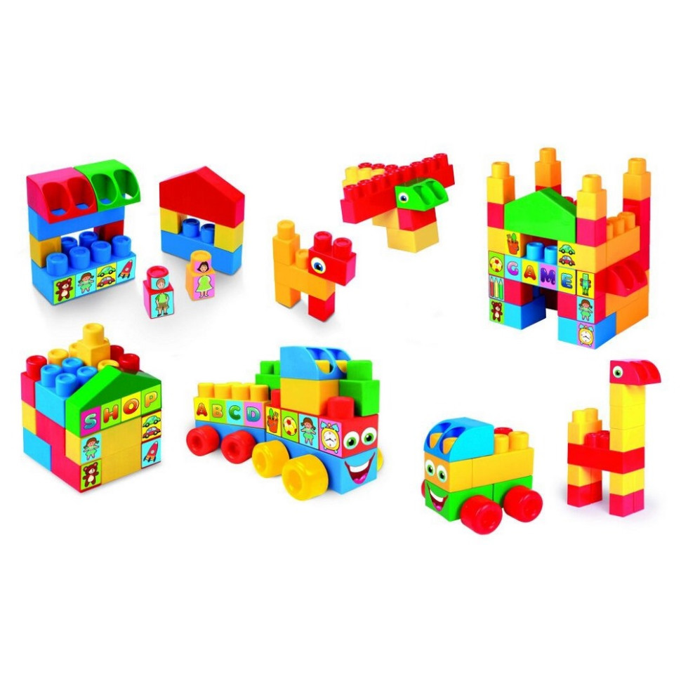 Дитячий конструктор «Big Blocks» Wader 41592, 51 елемент