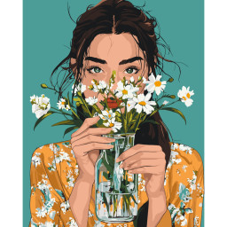 Картина по номерам "Ромашковый вайб" Art Craft 10183-AC 40х50 см