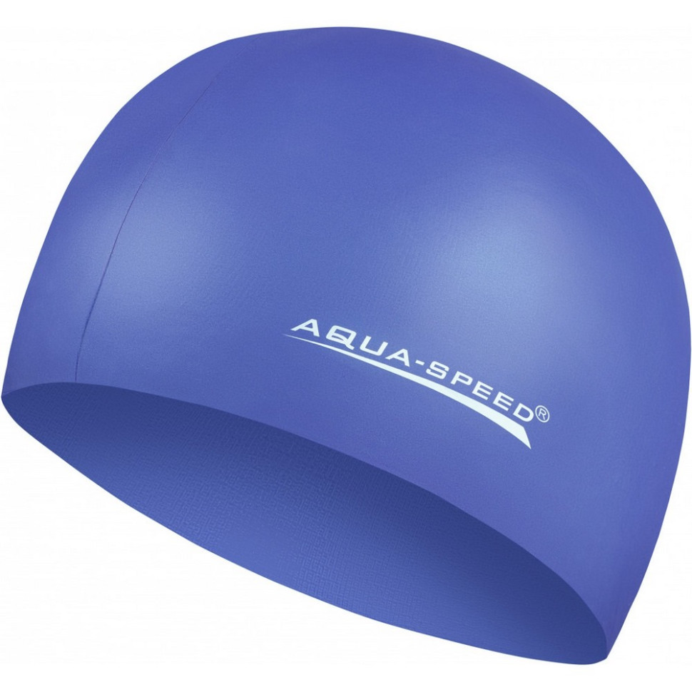 Шапка для плавання MEGA Aqua Speed​​ 100-17 синій, OSFM