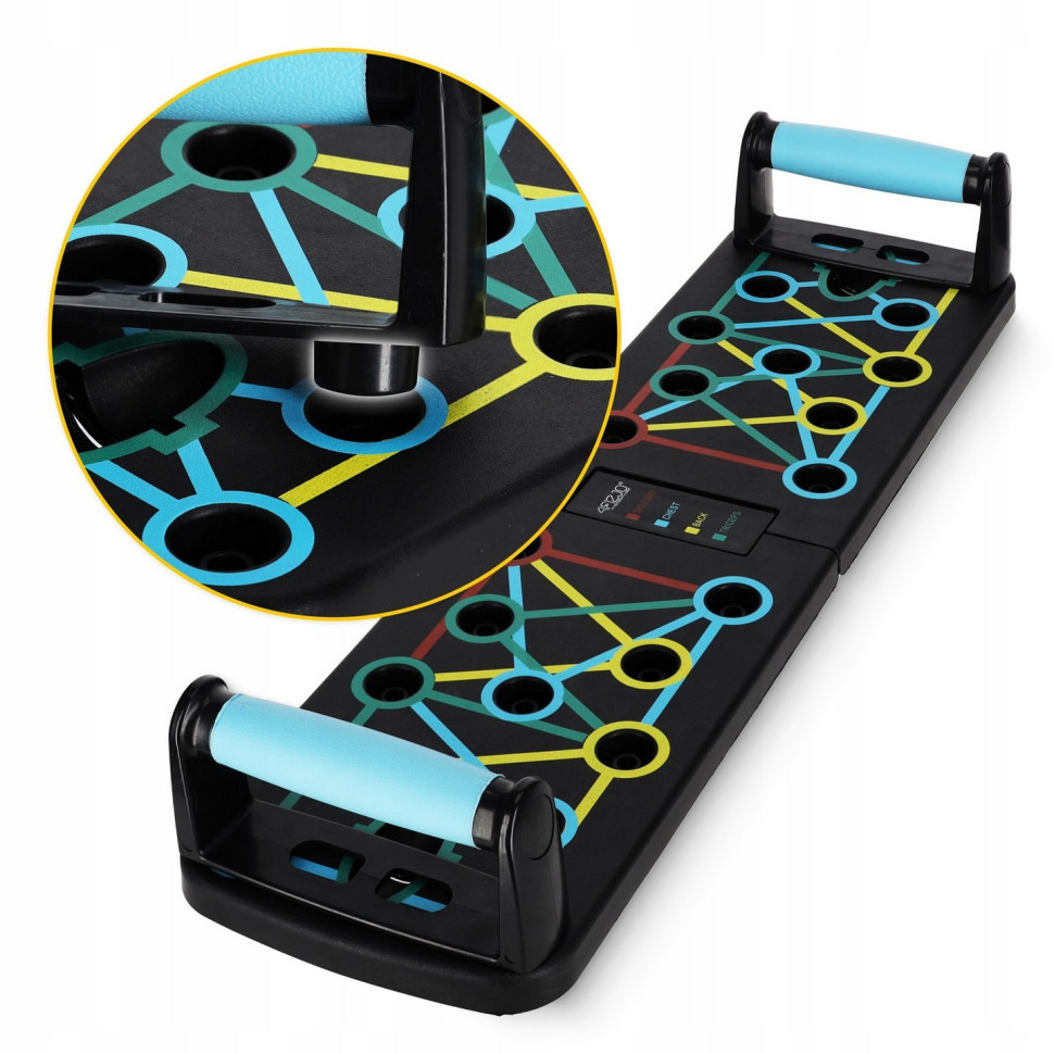 Упоры для отжиманий со сменным хватом Push-up Board 4FIZJO P-5907739312785