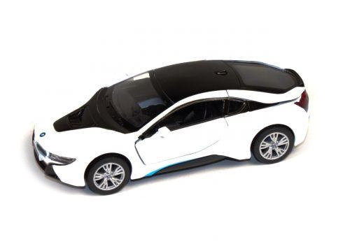 Модель легкової машинки BMW i8 Kinsmart KT5379W інерційна