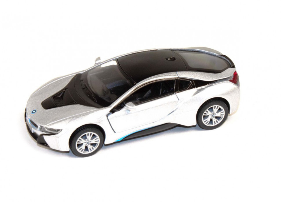 Модель легкової машинки BMW i8 Kinsmart KT5379W інерційна