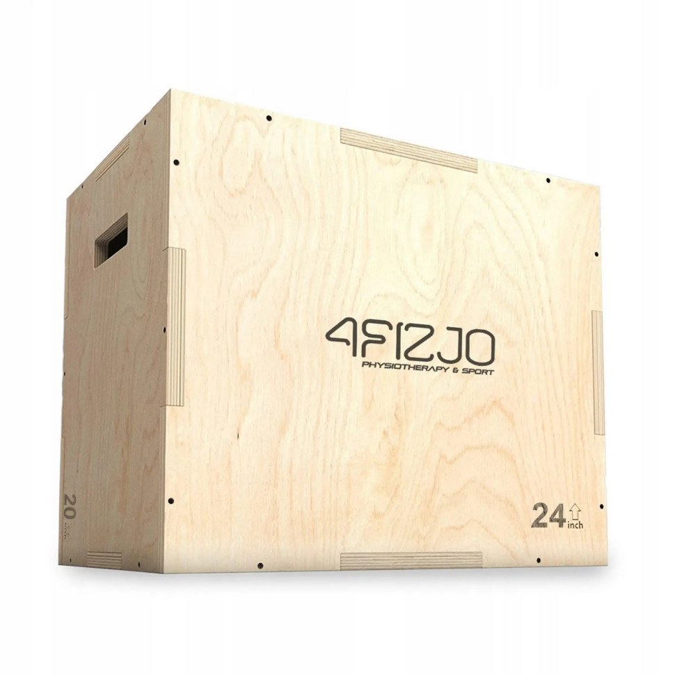 Плиометрический бокс 3 в 1 4FIZJO 4FJ0530 деревянный 75 x 60 x 50 см