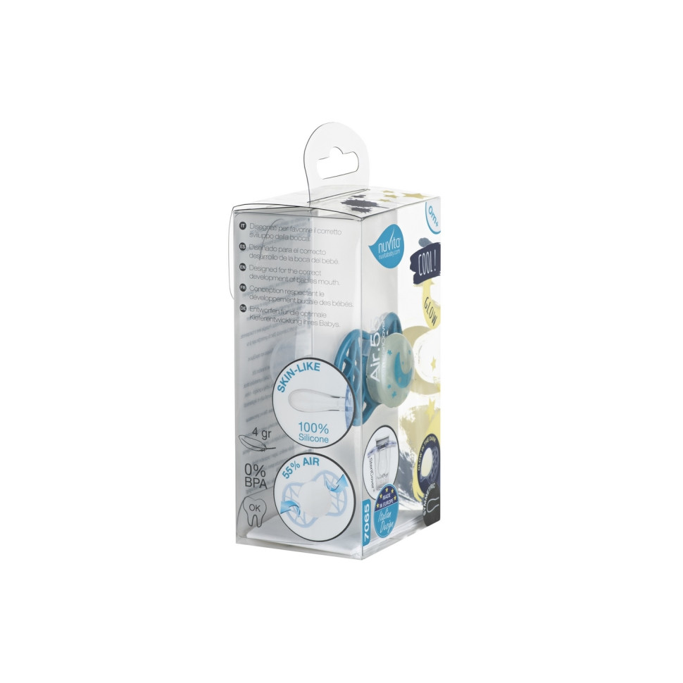 Пустушка Nuvita 7065 Air55 Cool симетрична 0m+ 