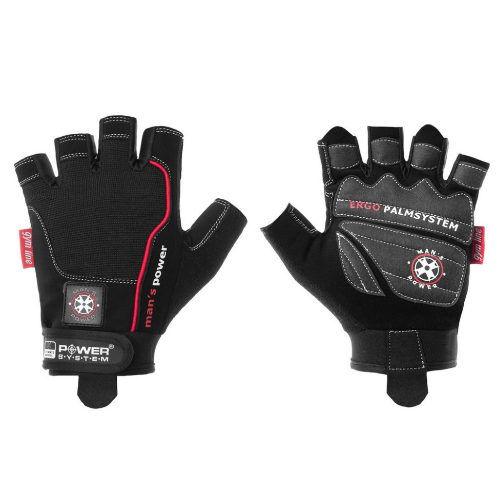 Перчатки для фитнеса Man's Power Power System PS-2580_XS_Black, XS