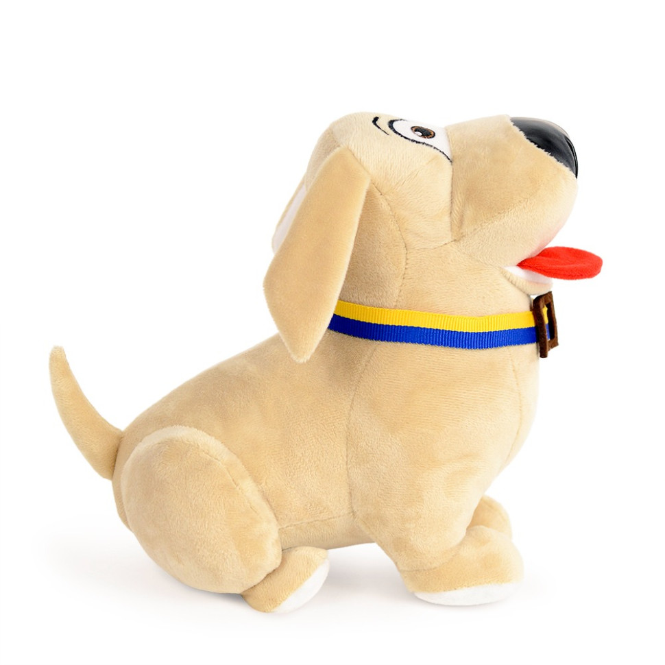 Плюшева іграшка собака лабрадор Приятель WP Merchandise FWPLABRBUDDY23ML0 у патріотичному ошийнику 20 см