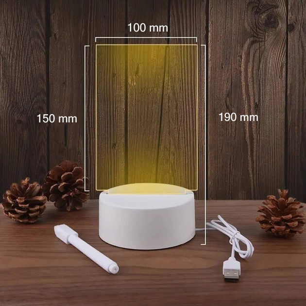 Лампа-планер LED 3D visualization lamp Bambi 3DLED планшет для малювання