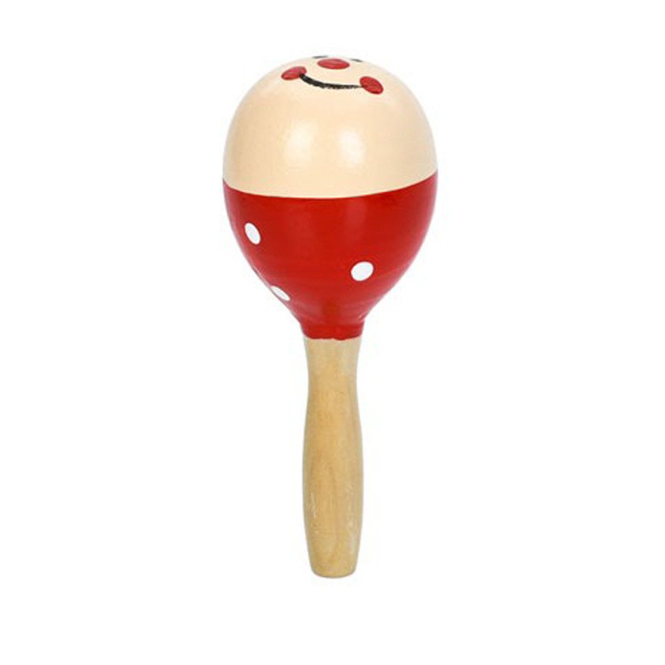 Дитяча дерев'яна іграшка Маракас Bambi MD 0361-10 розмір 12,5 см