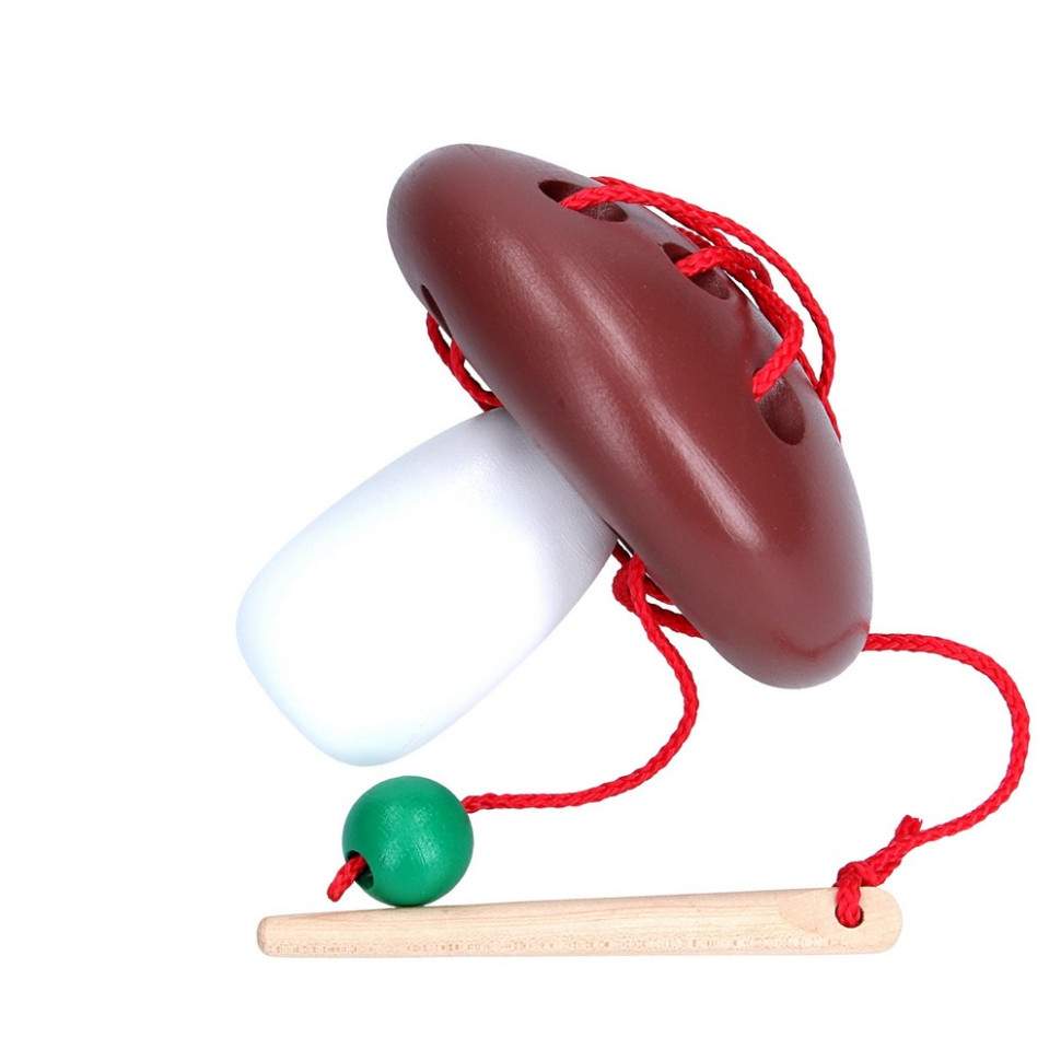 Детская деревянная шнуровка 