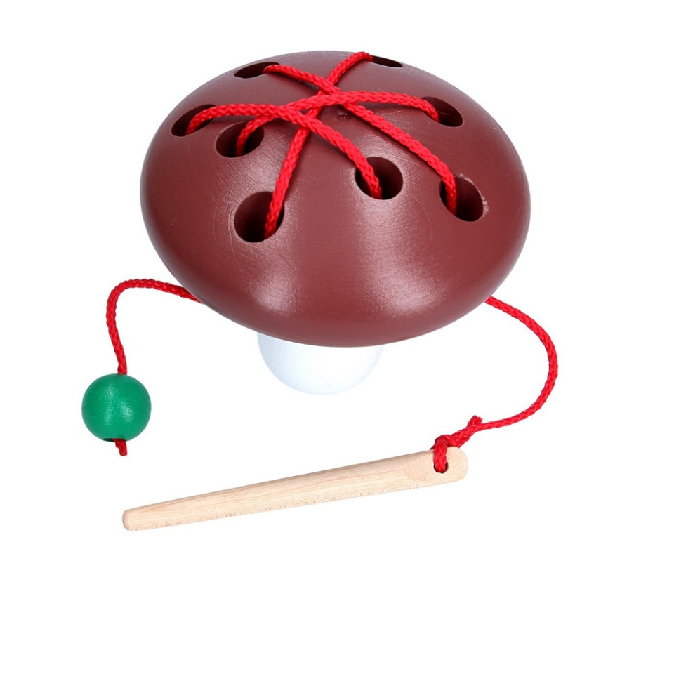 Детская деревянная шнуровка 