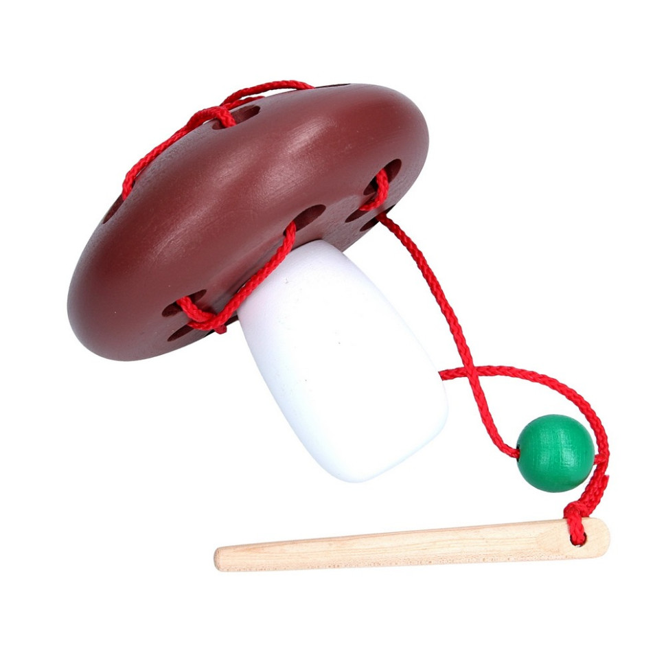 Детская деревянная шнуровка 