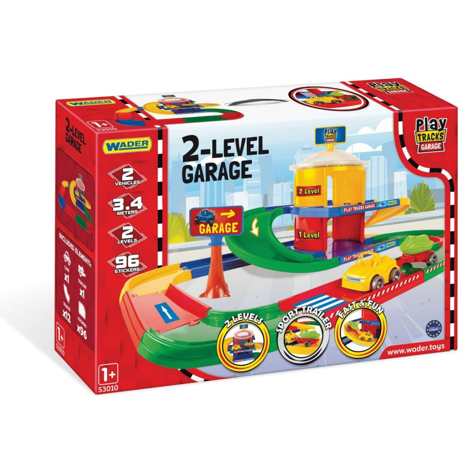 Ігровий набір Гараж Play Tracks Garage Wader 53010, 2 поверхи