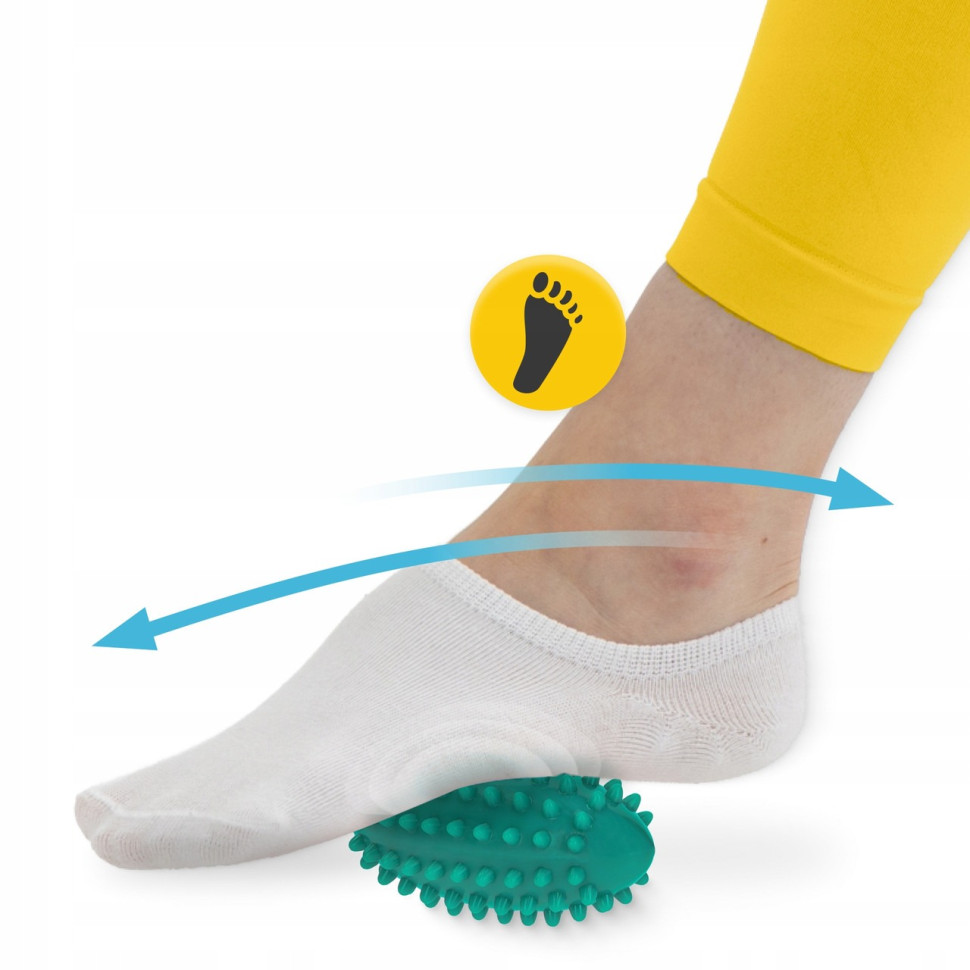 Мяч массажный Огурец Spike Bean 4FIZJO 4FJ0650 зеленый 11.5x5 см