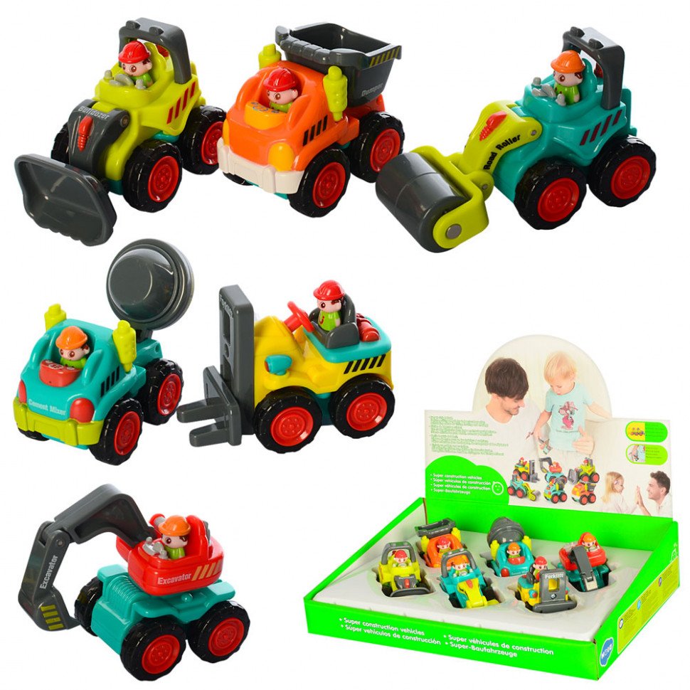 Іграшка машинка Будівельна техніка Hola Toys 3116C