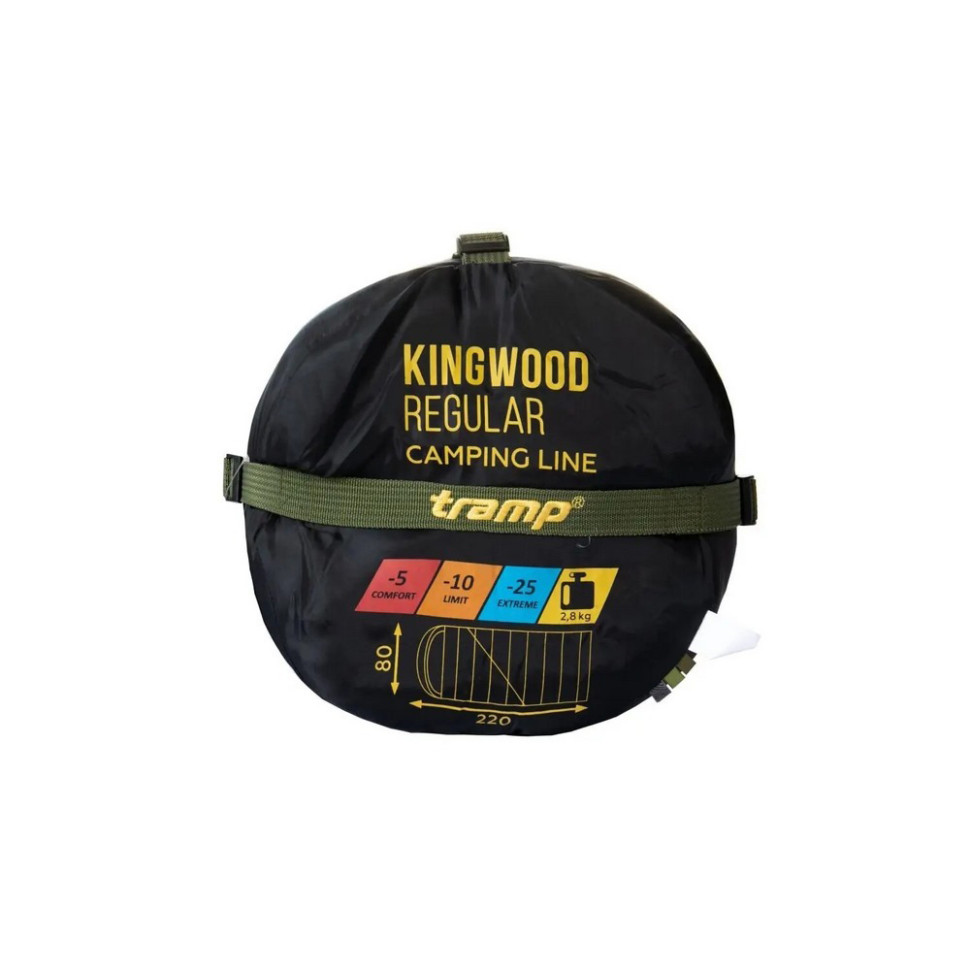 Спальний мішок Kingwood Regular Tramp UTRS-053R-L Лівий