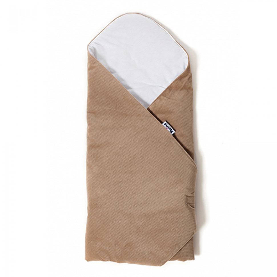 Конверт-плед дитячий Velvet Twins 9015-TW-201 caramel, латте