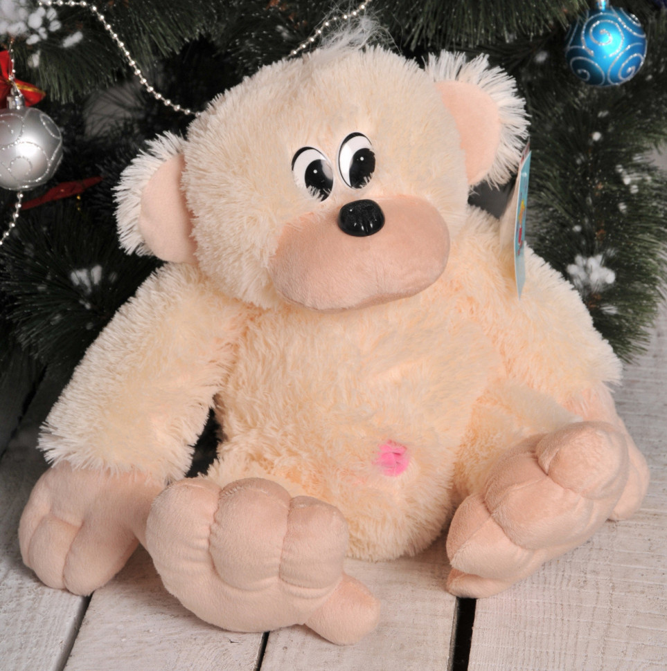 Мягкая игрушка Alina Toys обезьяна 75 см персиковая 5784758ALN
