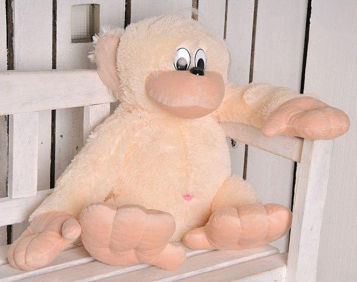 Мягкая игрушка Alina Toys обезьяна 75 см персиковая 5784758ALN