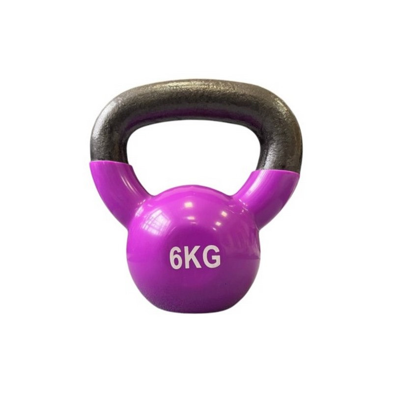 Гиря чугунная с виниловым покрытием FF51F1A-6kg Generation Fitness 522872FS 6 кг