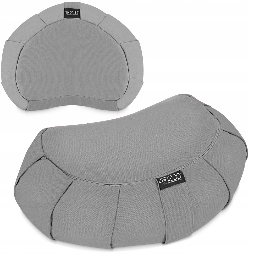 Подушка для йоги та медитації Zafu 4FIZJO P-5907739315502 напівкругла 40 x 30 x 12 см
