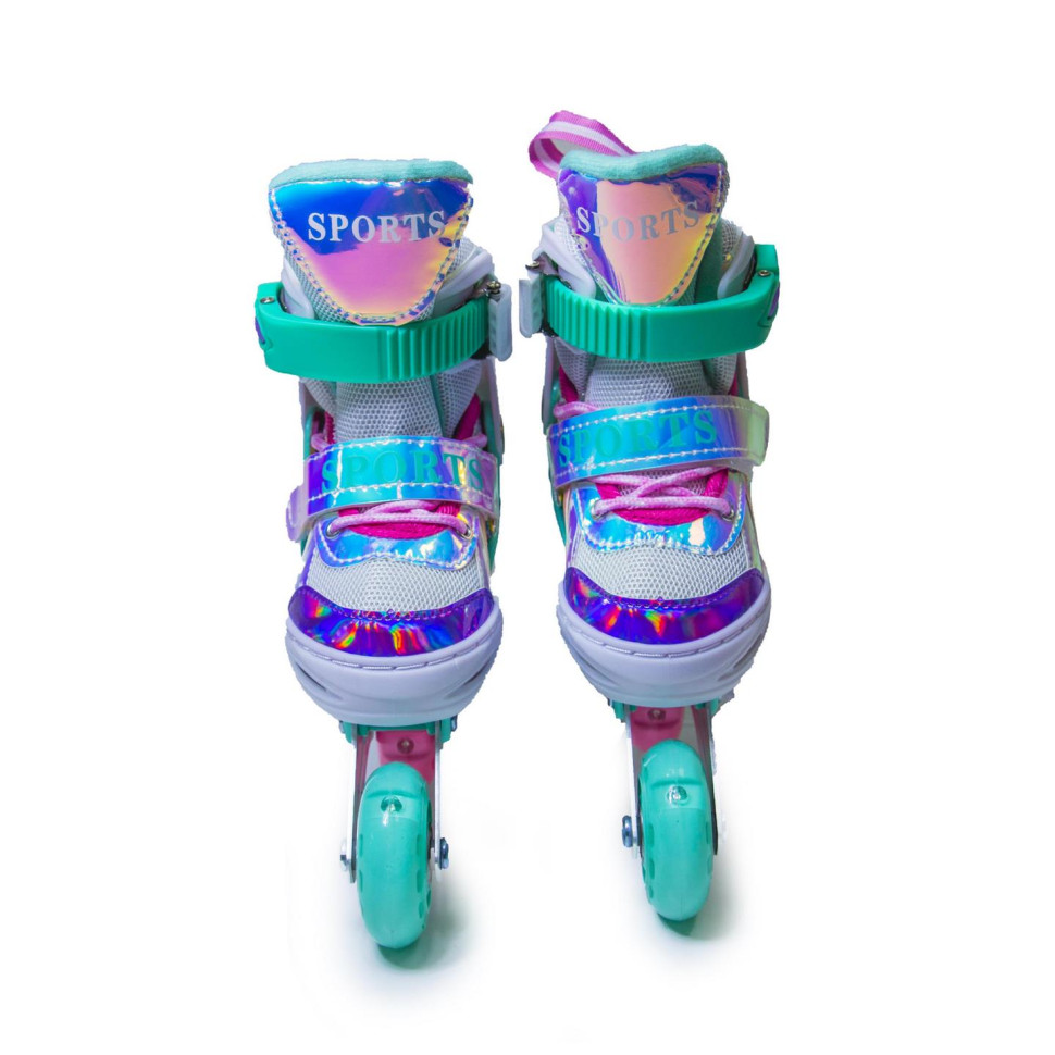Дитячі розсувні ролики Scale Sports 858259839 райдужний тиффані, розмір 26-29
