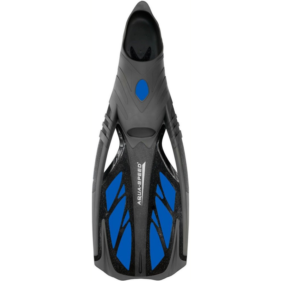 Ласты INOX Aqua Speed 553-11-44-45 синий, черный, серый, размер 44-45