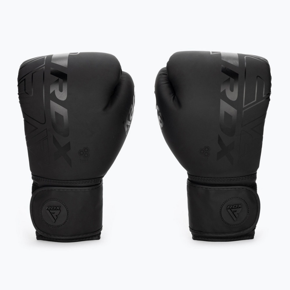 Боксерские перчатки F6 Kara Matte RDX Inc Limited BGR-F6MB-6OZ, Black 6 унций