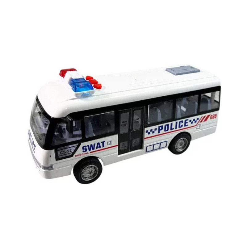 Детский инерционный автобус YG Toys YM-9906F(White) 19х6,5х8 см