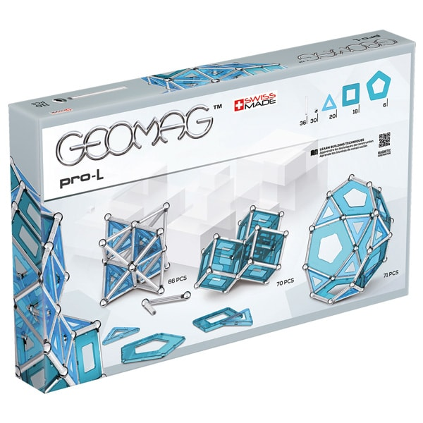 Geomag PRO-L 110 деталей | Магнітний конструктор 024GM