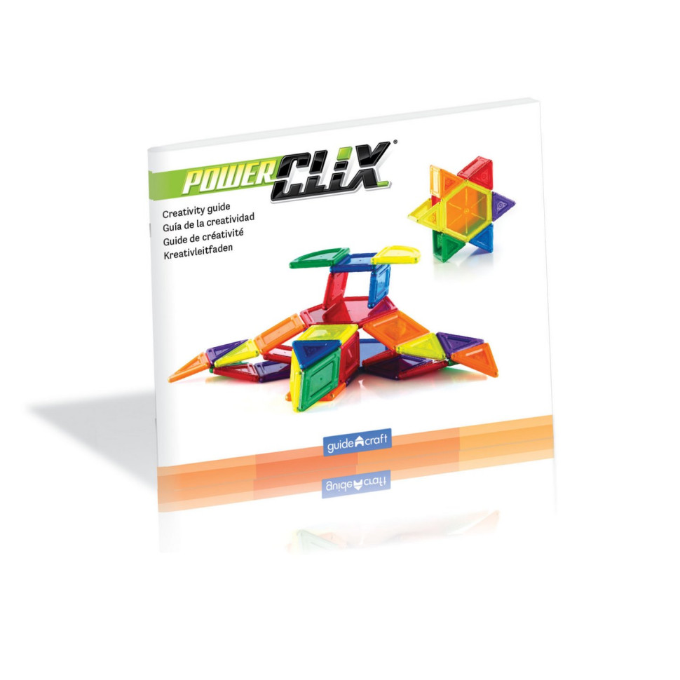 Магнітний конструктор PowerClix Solids Guidecraft G9420, 24 деталі