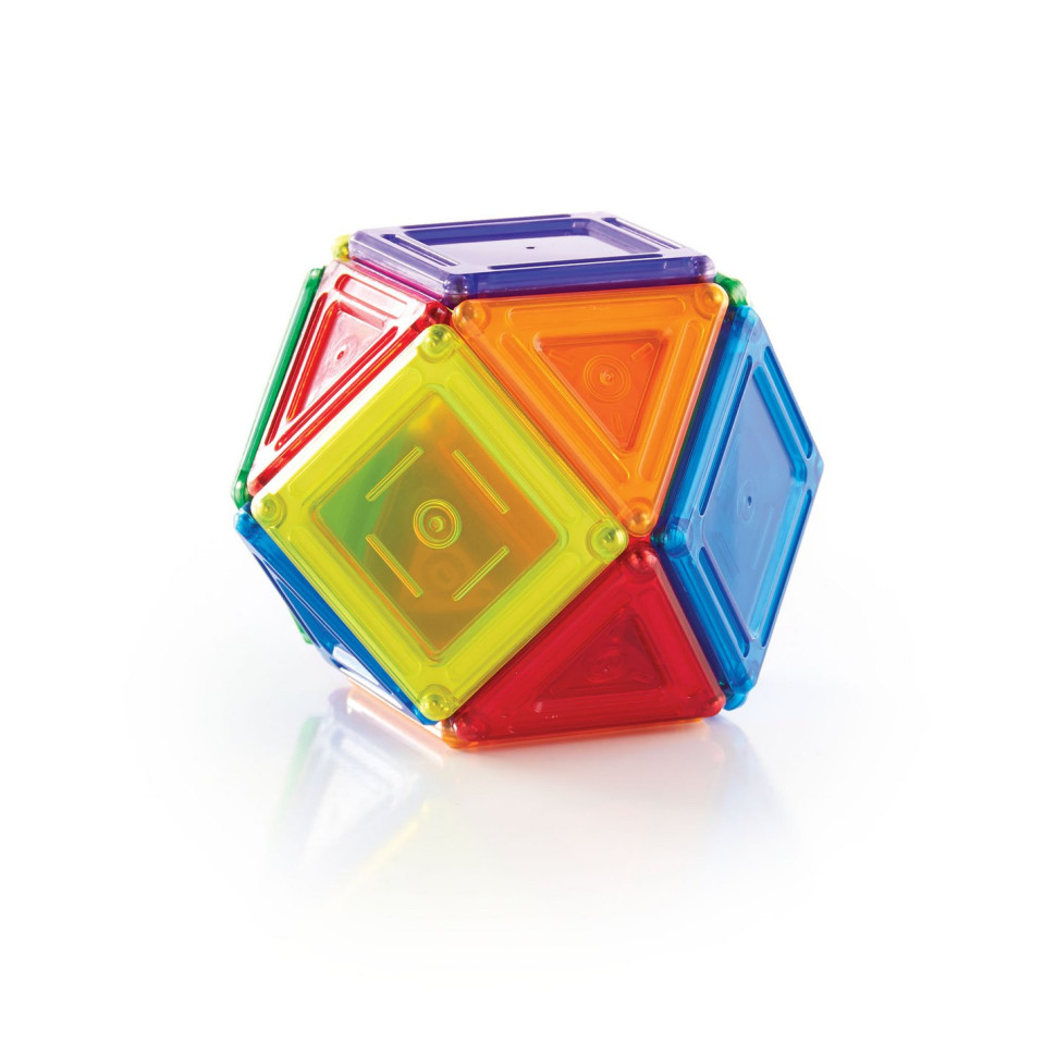Магнітний конструктор PowerClix Solids Guidecraft G9420, 24 деталі