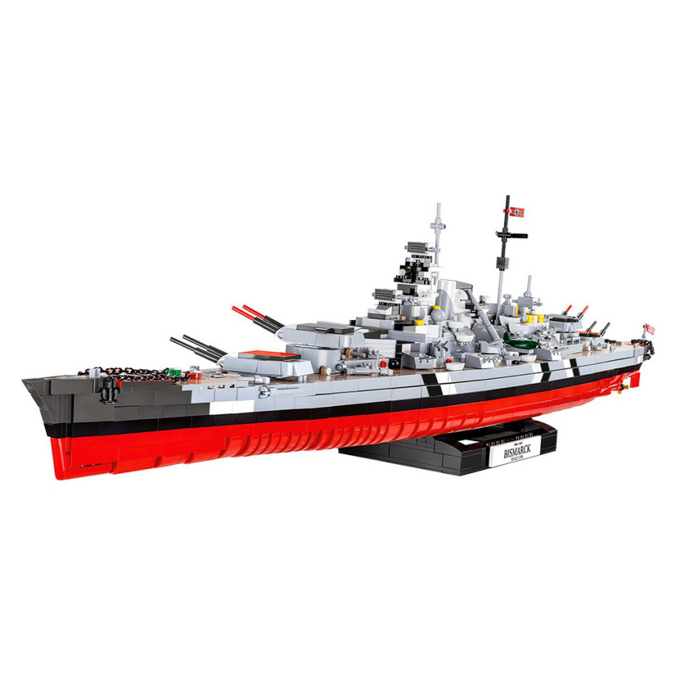 Конструктор бойовий корабель Лінкор Бісмарк COBI COBI-4841, 2880 деталей 1:300