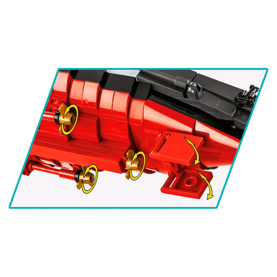 Конструктор бойовий корабель Лінкор Бісмарк COBI COBI-4841, 2880 деталей 1:300