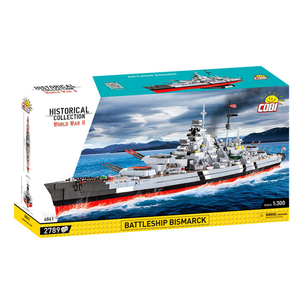 Конструктор бойовий корабель Лінкор Бісмарк COBI COBI-4841, 2880 деталей 1:300