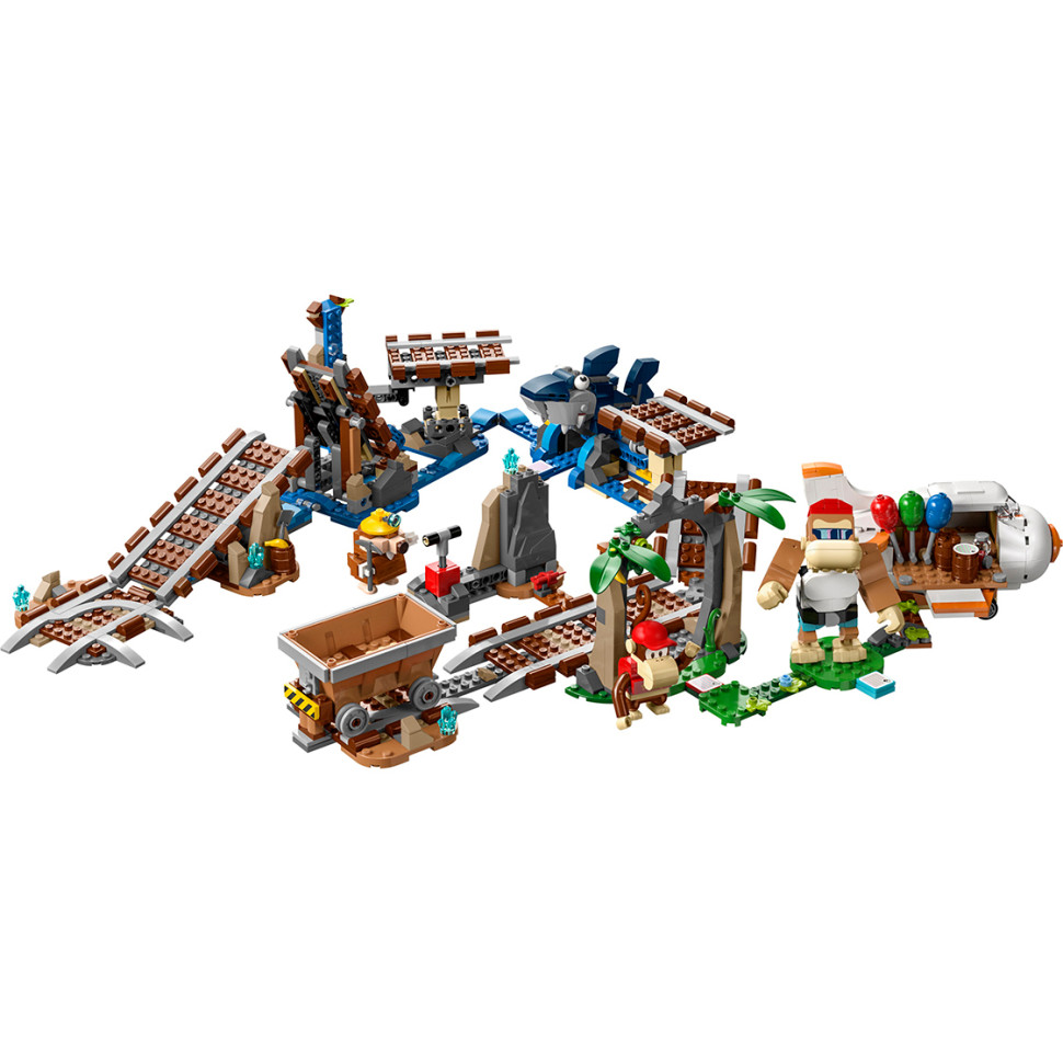 Конструктор LEGO Super Mario Поездка в вагонетке Дидди Конга. Дополнительный набор 71425, 1157 деталей