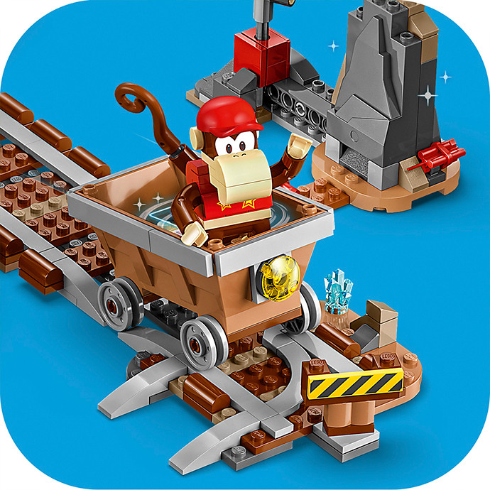 Конструктор LEGO Super Mario Поездка в вагонетке Дидди Конга. Дополнительный набор 71425, 1157 деталей