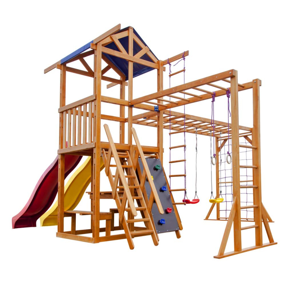 Дитячий майданчик SportBaby Babyland-12 з двома гойдалками