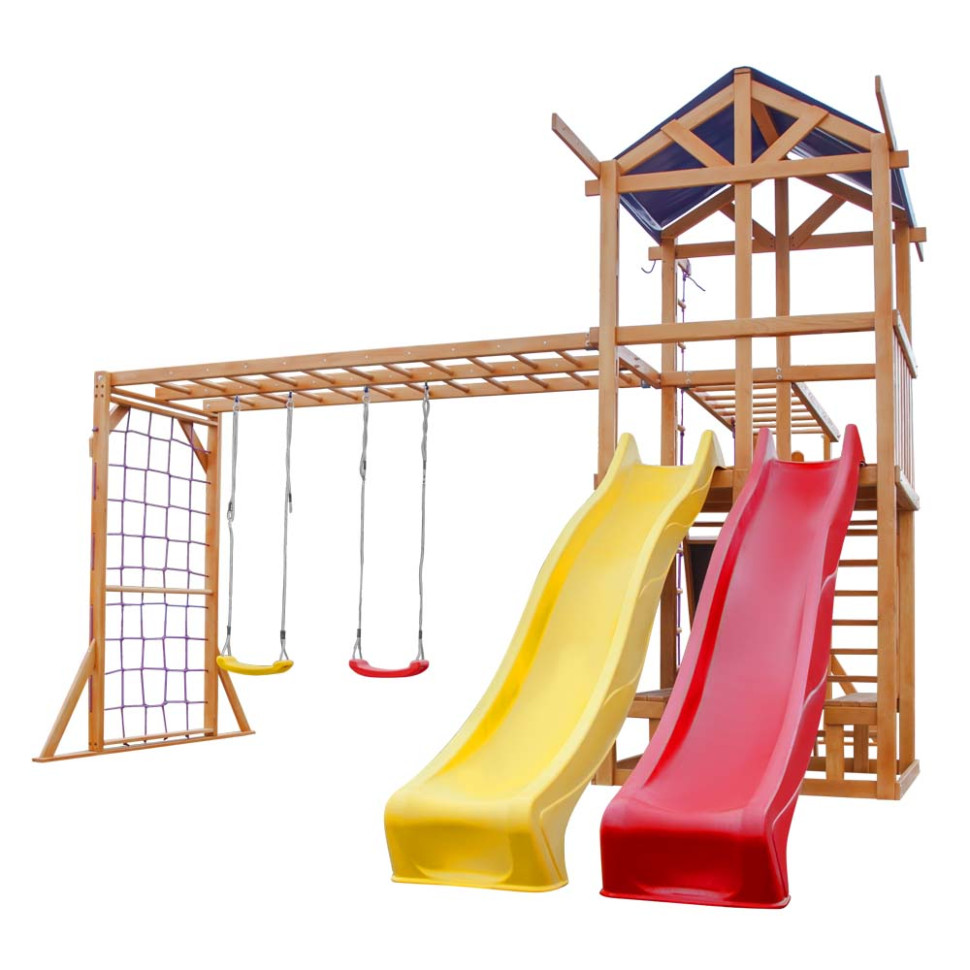 Дитячий майданчик SportBaby Babyland-12 з двома гойдалками