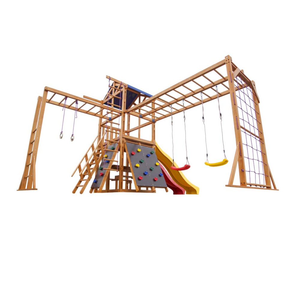 Дитячий майданчик SportBaby Babyland-12 з двома гойдалками