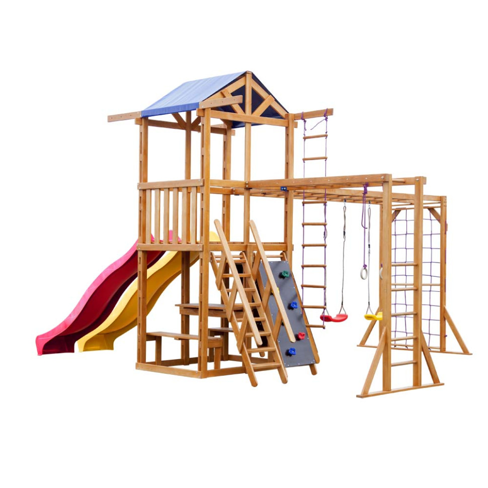 Дитячий майданчик SportBaby Babyland-12 з двома гойдалками