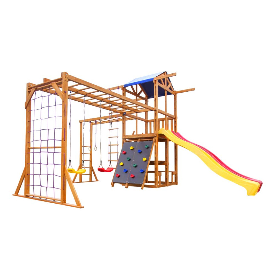 Дитячий майданчик SportBaby Babyland-12 з двома гойдалками