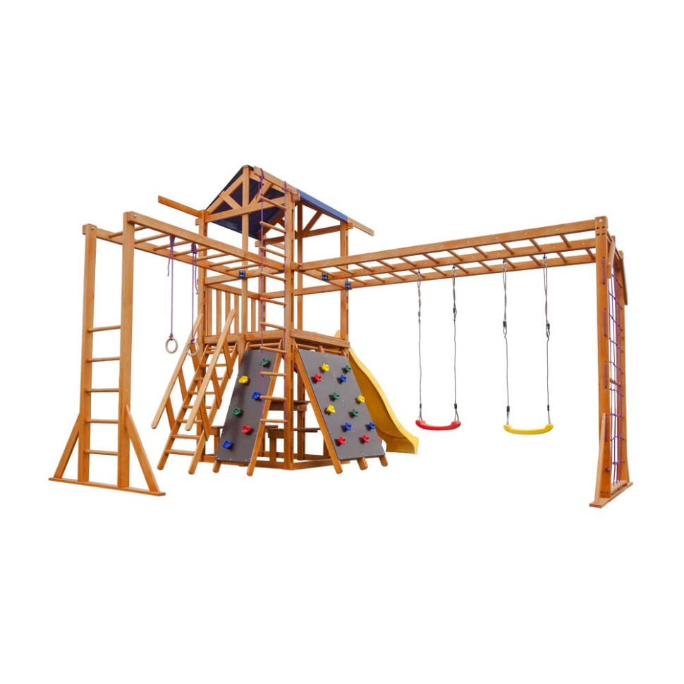 Дитячий майданчик SportBaby Babyland-12 з двома гойдалками