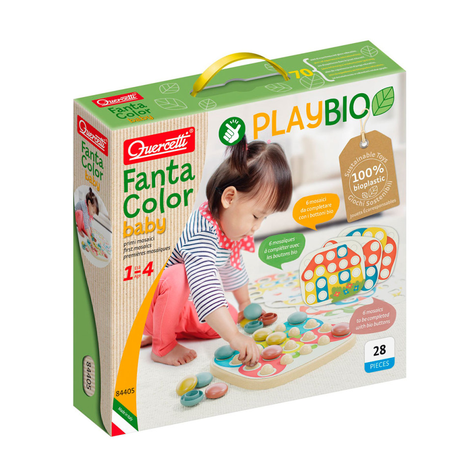 Набор для занятий мозаикой FANTACOLOR BABY Quercetti 84405-Q серии 