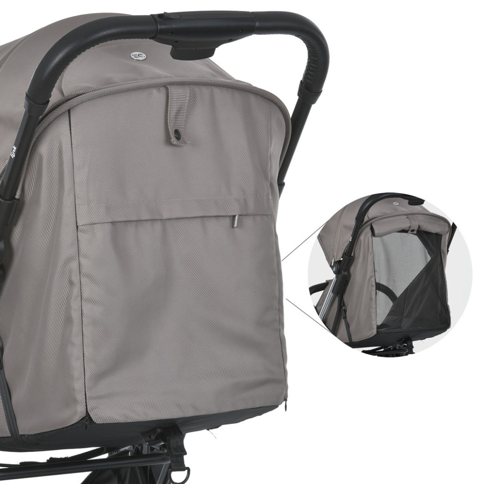Коляска детская прогулочная LINK El Camino ME 1129 Beige Striped