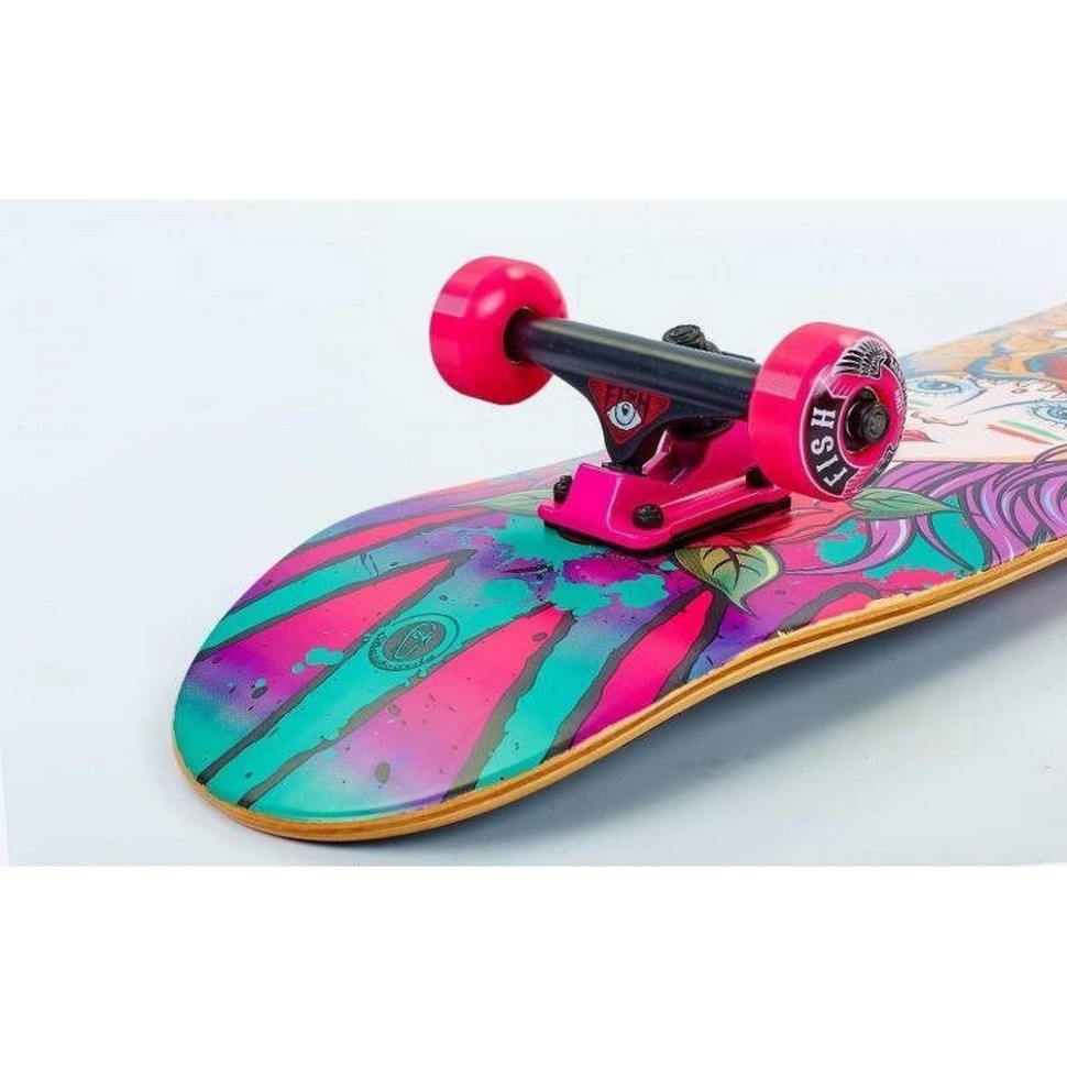 Скейтборд Skateboard Girl and Tiger Fish 1561005642 до 90 кг